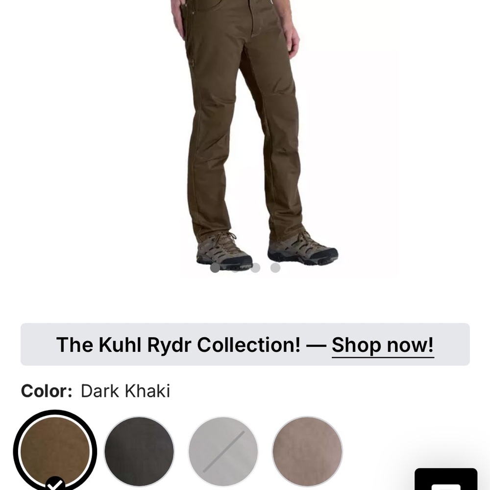 Kuhl Men's Ryder pant - Dark Brown
